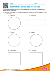 Partitioning Circles and Rectangles
